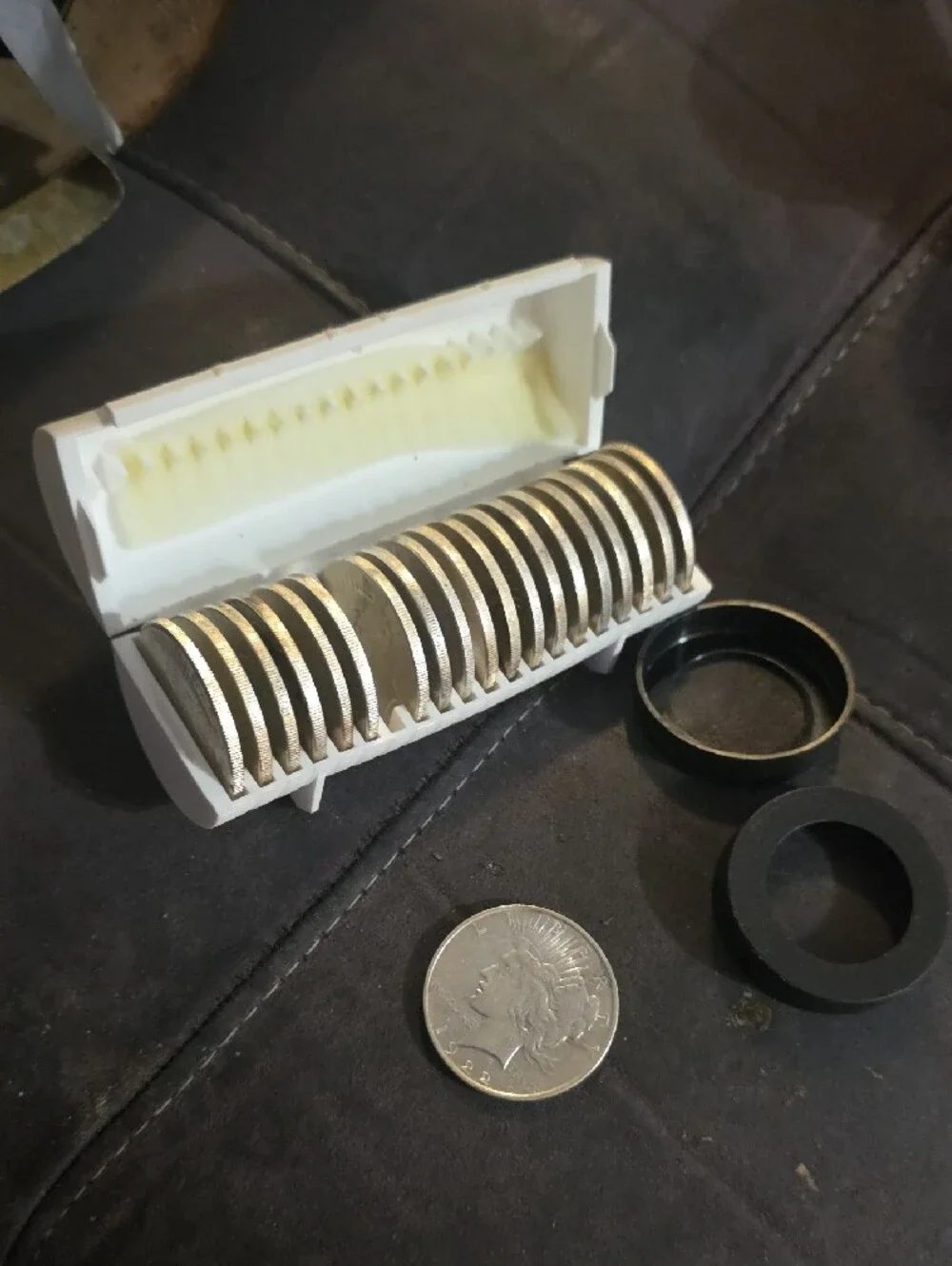 20 Set 100% AUTHENTIC SILVER PEACE DOLLARS 1921 THOUGH 1926. 1 ROLL OF 20 BU